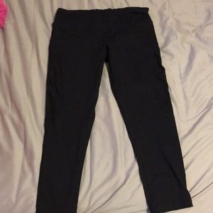 Black mesh panel leggings size S